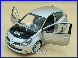 1/18 Renault Sport Clio III RS Gris Makaha 2006 Solido ref 8195