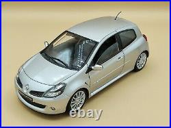 1/18 Renault Sport Clio III RS Gris Makaha 2006 Solido ref 8195 No Box