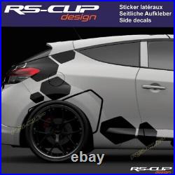 1407 sticker latéraux Renault Sport Megane Clio Twingo RS aufkleber captur