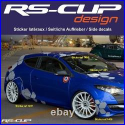 1407 sticker latéraux Renault Sport Megane Clio Twingo RS aufkleber captur