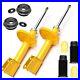 2X Amortisseurs Sport Gaz Avant + Palier de Jambe + Capuchons Pour Renault Clio