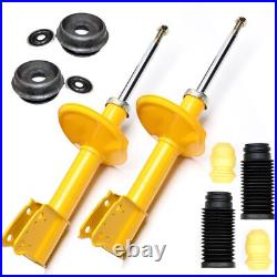 2X Amortisseurs de Sport Pression Gaz Avant+Palier+Capuchons Renault Clio 1