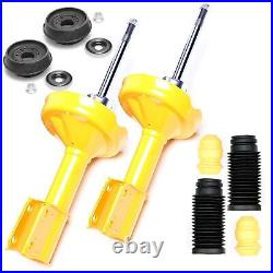 2X Ta Amortisseurs de Sport Gaz Avant + Palier Jambe + Poussière Clio 2 58MM