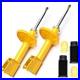2x Amortisseurs Sport À Gaz Avant + Capuchons De Poussière Pour Renault Clio 1