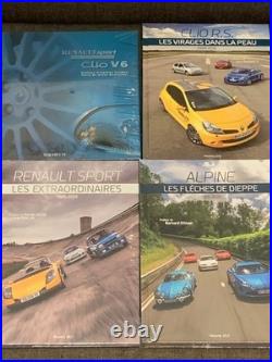 3 livres RENAULT SPORT CLIO V6 Bonnafous Extraordinaires + toutes ALPINE Dieppe