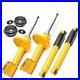 4X TA SPORT AMORTISSEURS À Gaz AVANT ARRIÈRE + SUPPORTS RENAULT CLIO 1 54MM