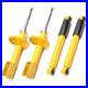 4x Amortisseurs Sport À Gaz Pour Renault Clio 1 B/c57 52mm
