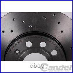 BREMBO Perforé Disques + Revêtements Avant Convient pour Renault Clio 4 1,6 Rs