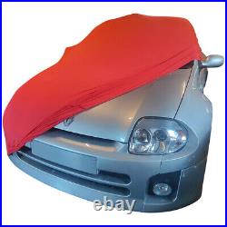 Bâche de protection compatible avec Renault Clio V6 Sport pour intérieur Rouge