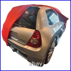 Bâche de protection compatible avec Renault Clio V6 Sport pour intérieur Rouge