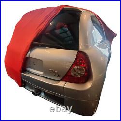 Bâche de protection compatible avec Renault Clio V6 Sport pour intérieur Rouge