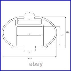 Barres de toit complètes pour Renault Clio Break IV type KH Menabo Tiger NEUF