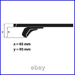 Barres de toit complètes pour Renault Clio Break IV type KH Menabo Tiger NEUF