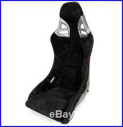 Charbon Sport Siège dans 997 GT3 LOOK Alcantara Noir, Couture Rouge+Kit de