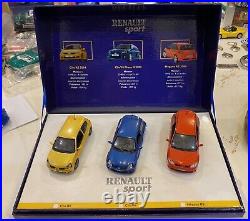 Coffret Renault Sport Clio RS Clio V6 Megane RS Universal Hobbies 1/43