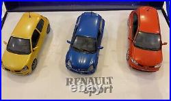 Coffret Renault Sport Clio RS Clio V6 Megane RS Universal Hobbies 1/43