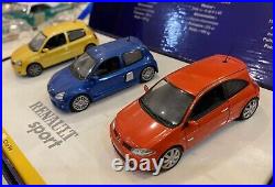 Coffret Renault Sport Clio RS Clio V6 Megane RS Universal Hobbies 1/43