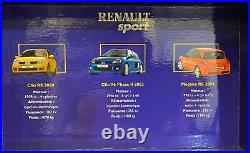 Coffret Renault Sport Clio RS Clio V6 Megane RS Universal Hobbies 1/43