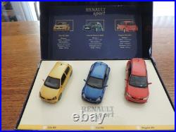 Coffret Renault Sport Clio Rs 2004 Clio V6 Phase 2 2003 Megane Rs 2004 Uh 1/43