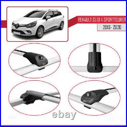 Compatible avec Renault Clio SPORT TOURER 2013-2020 Barres de Toit ACE-1 Rail