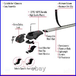 Compatible avec Renault Clio SPORT TOURER 2013-2020 Barres de Toit ACE-1 Rail