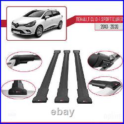 Compatible avec Renault Clio SPORT TOURER 2013-2020 Barres de Toit FLY Modèle