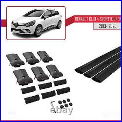 Compatible avec Renault Clio SPORT TOURER 2013-2020 Barres de Toit FLY Modèle