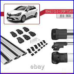Compatible avec Renault Clio SPORT TOURER 2013-2023 Barres de Toit ACE-1 Rail