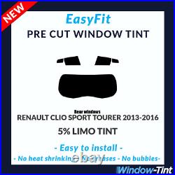 Easyfit Statique Pré Découpé Teinté pour Renault Clio Sport Tourer 2013-16 5%
