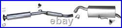 Echappement silencieux pour Renault Clio II 2.0 16V Sport 2001-2005 7583