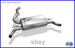 FOX Duplex Échappement Sport Renault Clio 4 RS Droite-Gauche Pour Orig. Sortie