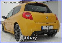 FOX Duplex Racinganlage Hors Cat. Renault Clio 3 Sport Facelift Type R