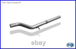 FOX Inox Vorschalldämpfer-soundrohr Renault Clio 3 Sport Type R + Facelift
