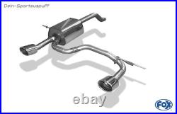 FOX Inox le Sport Échappement Duplex Renault Clio 4 Droit-Gauche Chaque 115x85mm FOX Inox le Sport Échappement Duplex Renault Clio 4 Droit-Gauche Chaque 115x85mm