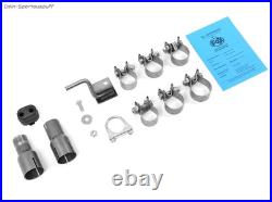 FOX Inox le Sport Échappement Duplex Renault Clio 4 Droit-Gauche Chaque 115x85mm