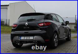 Fox Duplex Échappement Sport Installation Complète pour Renault Clio 4 Gt 1.2l