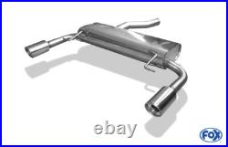 Fox Duplex Échappement Sport Silencieux pour Renault Clio 3 B Sport
