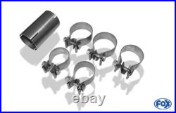 Fox Duplex Échappement Sport Silencieux pour Renault Clio 3 B Sport