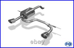 Fox Duplex Silencieux Sport Pour Renault Clio 4 0.9L 66KW 1.5 D 66KW