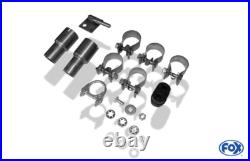 Fox Duplex Silencieux Sport Pour Renault Clio 4 0.9L 66KW 1.5 D 66KW