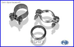 Fox Silencieux Sport Renault Clio 1 Type B/C 57 1x80mm Enroulé Droit Fox Silencieux Sport Renault Clio 1 Type B/C 57 1x80mm Enroulé Droit