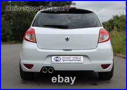 Fox Silencieux Sport Renault Clio 3 GT Type R 2x90 Incliné Avec Abs