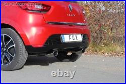 Inox le Sport Échappement Duplex Renault Clio 4 Droit-Gauche Je 115x85mm Ovale E