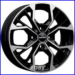 Jantes Roues Gmp Matisse Pour Renault Clio Sport Rs 5.5x15 4x100 Black Diamond