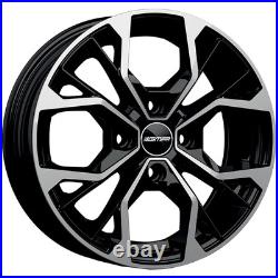Jantes Roues Gmp Matisse Pour Renault Clio Sport Rs 7.5x18 4x100 Black Diamond