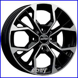 Jantes Roues Gmp Matisse Pour Renault Clio Sport Rs 7x17 4x100 Black Diamon CCI