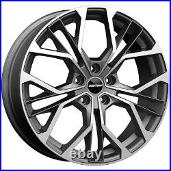 Jantes Roues Gmp Matisse Pour Renault Clio Sport Rs 7x17 4x100 Matt Anthrac Kk4