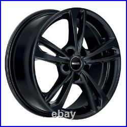 Jantes Roues Mak Emblema Pour Renault Clio Sport Rs 7.5x17 5x108 Gloss Blac M9v