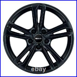 Jantes Roues Mak Emblema Pour Renault Clio Sport Rs 7.5x17 5x108 Gloss Blac M9v