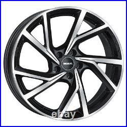 Jantes Roues Mak Kassel Pour Renault Clio Sport Rs 7x17 5x108 Black Mirror 19z